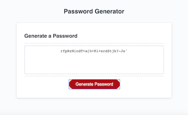 Password Generator